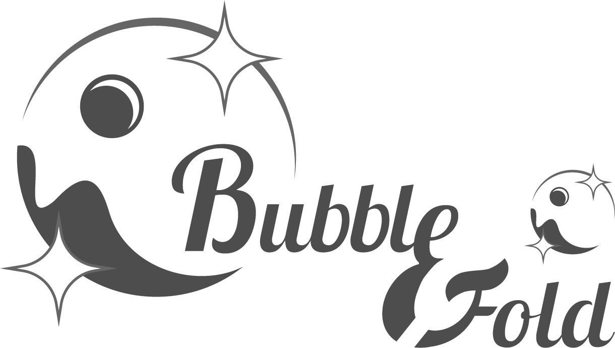 bubble&fold_black_main logo